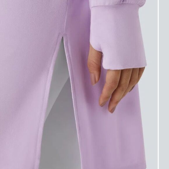 Halara V neck Drawstring Long Swewtshirt - Picture 4 of 12